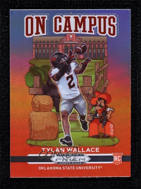 Tylan Wallace Panini Prizm Draft Picks on Campus #OCTW Base