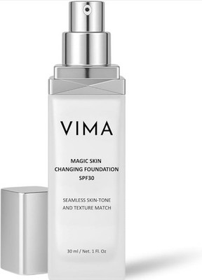 Vima Color Changing Foundation with Sunscreen   Fragrance-free - Paraben-Free