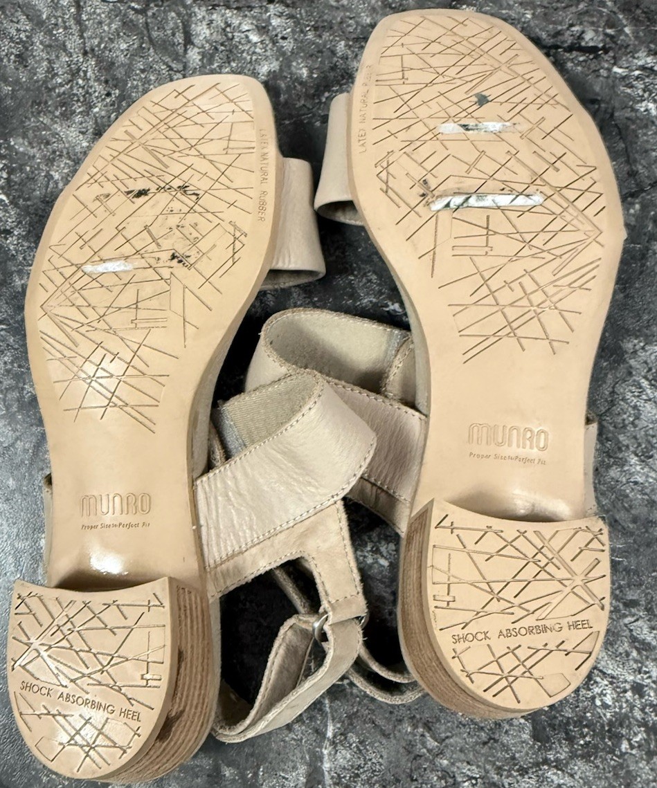 Munro Womens Frances Leather Patchwork Slingback … - image 12