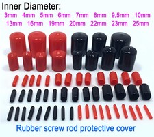PVC Rubber Round End Cap Cover for Pipe Plastic Tube Hub Thread Protector Caps