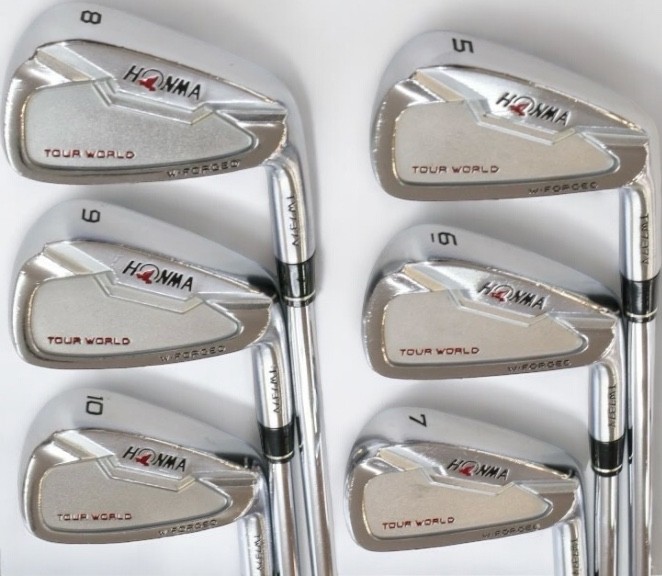 HONMA TW737V W-FORGED アイアンセット Honma TOUR WORLD TW737V Iron 6-pcs 5-10 Set Dynamic Gold AMT