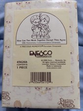 Precious Moments Ornament "How Can Two Work Together Except They Agree" 456268
