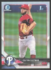 2018 Bowman Draft Chrome Refractor 1st Colton Eastman #BDC-96