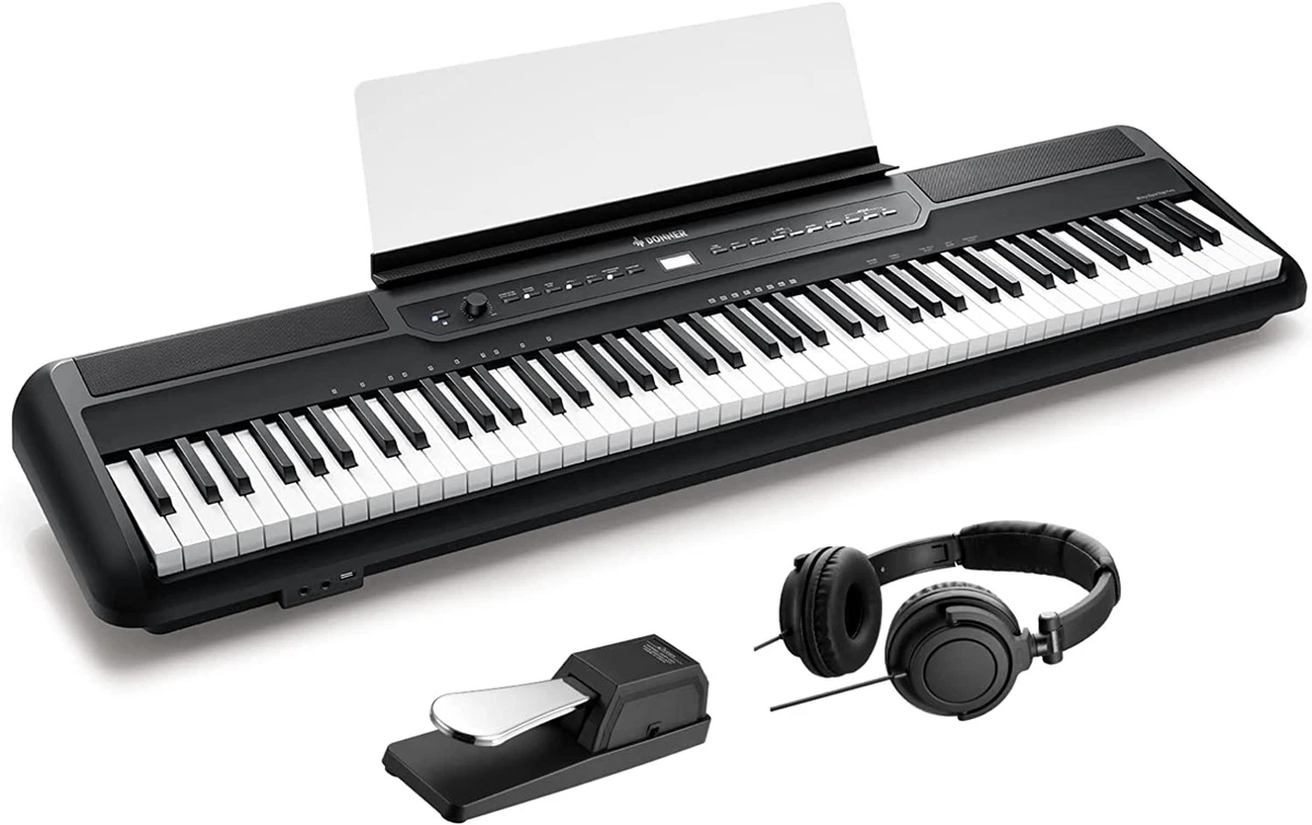Ebay digital 2024 piano weighted keys