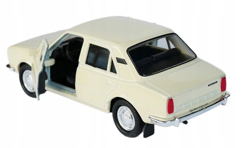 Welly Skoda 105 L marfil 1:34 1:39 escalas 4,5 pulgadas diecast modelo de coche - Imagen 3 de 7