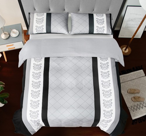 Duvet Cover Set King Size Luxury Reversible Quilt Cover Bedding Set Double - Picture 66 of 504