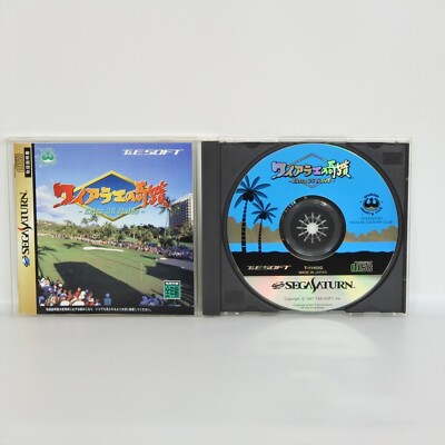 WAIALAE NO KISEKI Extra 36 Holes Golf Sega Saturn ss
