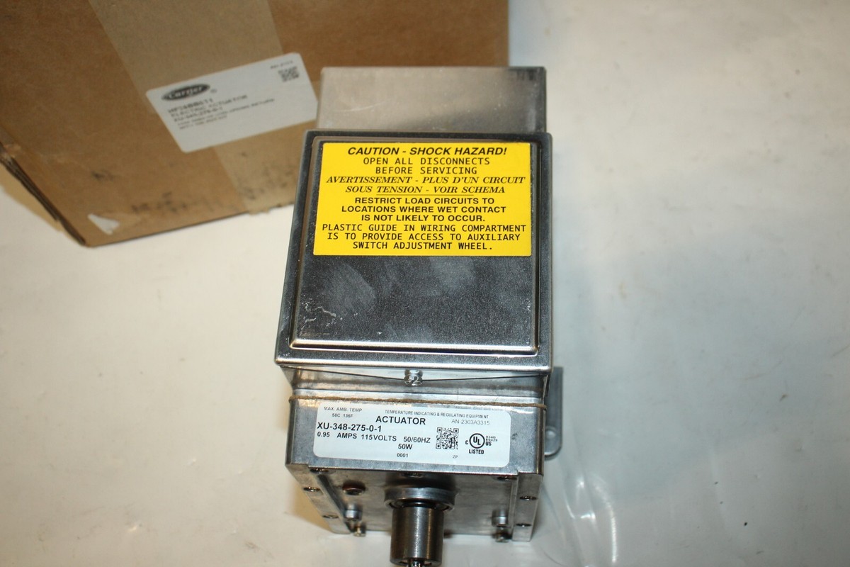 NEW Carrier Electric Actuator HF26BB031 XU-348-275-0-1 115V NEW Carrier Electric Actuator HF26BB031 XU-348-275-0-1 115V