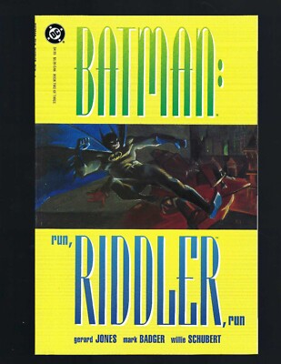 Batman: Run Riddler Run Book 2 [DC , 1992] NM+ 9.6+,  Original Riddler Story