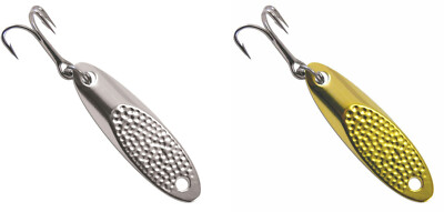 Acme Hammered Kastmaster Spoon Gold or Chrome Bass, Trout, & Walleye Spoon Lure