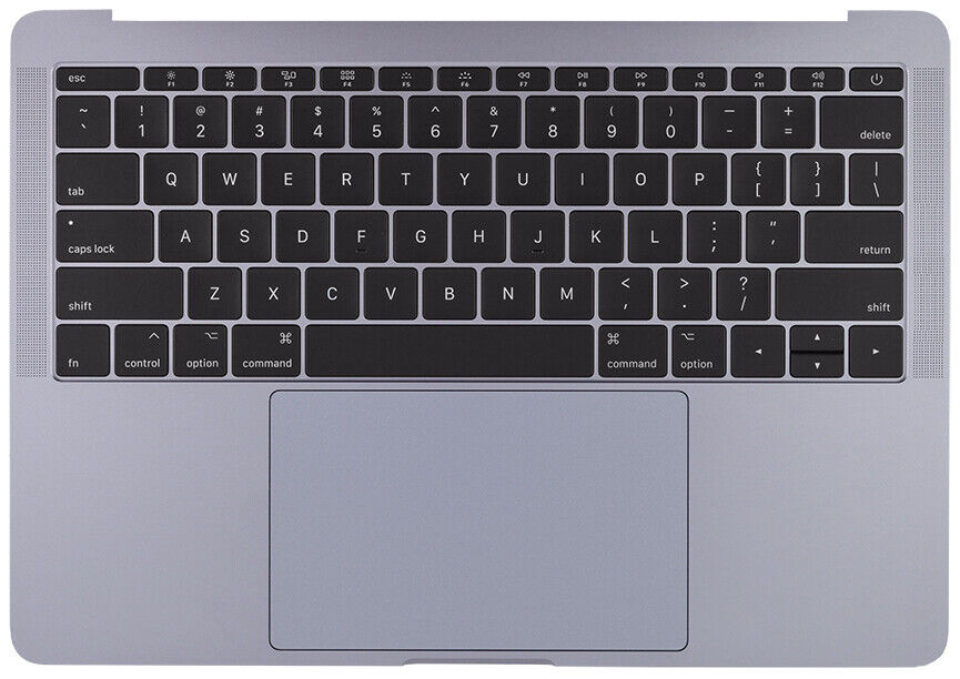 GENUINE MacBook Pro 13 2016 2017 A1708 Top Case Keyboard Touchpad - Space  Gray