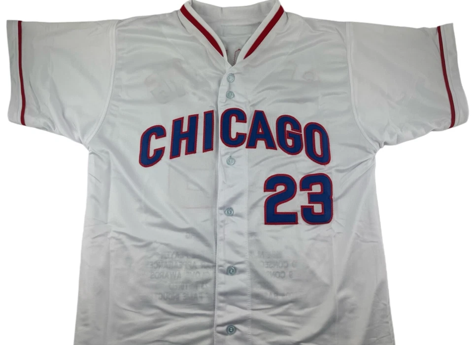 Ryne Sandberg Signed Autographed White Stat Jersey JSA COA Chicago Cubs Great - Image 2 of 2