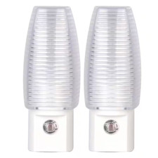 3.47 in. Plug-In Incandescent Automatic Dusk to Dawn Warm White LED Night Light