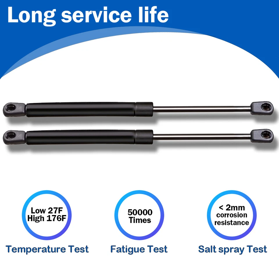 2x Soportes de elevación de puerta trasera para Volkswagen Passat 1995-1997 longitud extendida 20,25 Foto 2 de 4