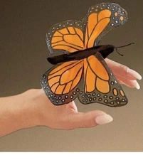 Folkmanis Mini Monarch Butterfly Finger Puppet