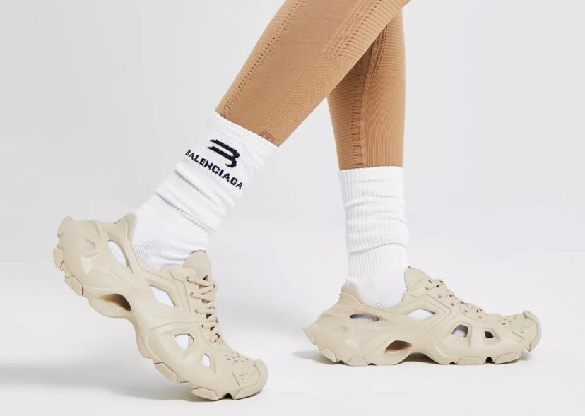 小物 BALENCIAGA Balenciaga Kid's Speed Allover Logo-Print Sneakers, Kids
