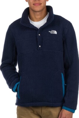 The North Face Parkview Peak Men s ½-Snap Sherpa Fleece Pullover Jacket   2152