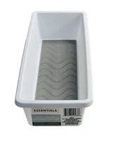 Storage Essentials Drawer Organizer  White 9.75 X 3.75 X 2 Inches-NEW-SHIP 24HR