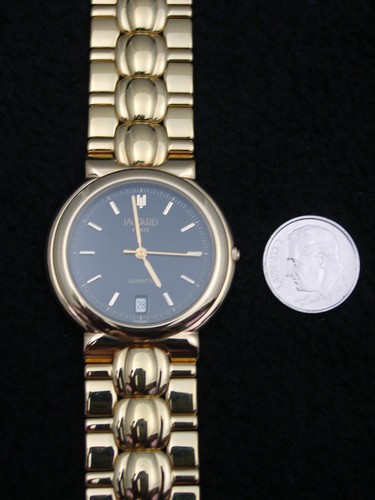 Wristwatch, Men's, Jaccard, Gold, France, Quartz 7 Jewel