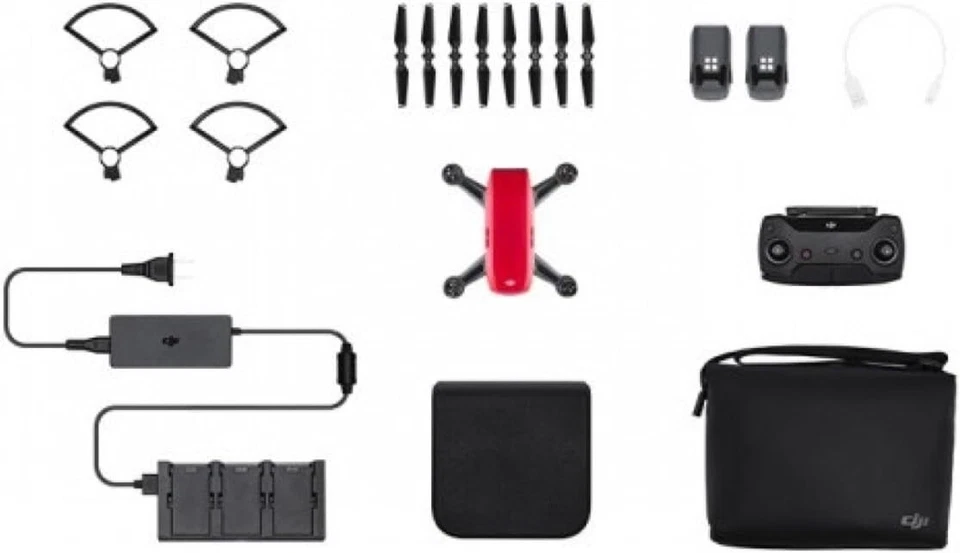 DJI Spark Fly More Combo Lava Red - Certified Refurbished - Image 2 of 4