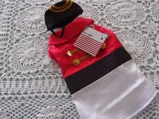 NUTCRACKER Dog Holiday Costume New pet XS S M Christmas