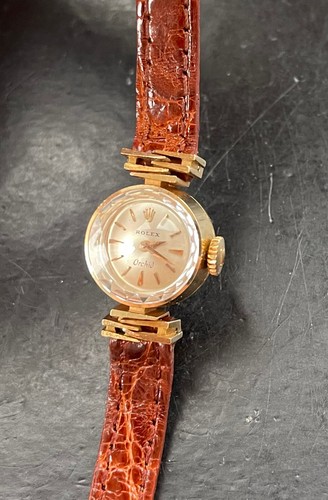 Rolex ♛ Orchid 2252 Pink Gold 18K 750 Vintage Elegant Ladie's Watch 1965 NOS - 第 15/23 張圖片