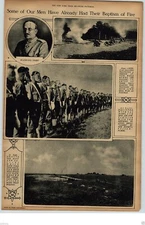 1917 Rotogravure Picture WWI Sibert  Gas Mask  Camp Travis  Camp Cody