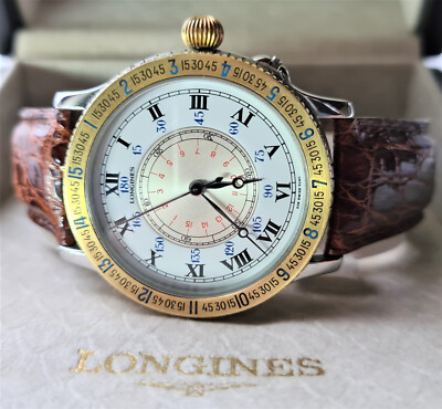 LONGINES Lindbergh 'Hour Angle Watch' Herrenarmbanduhr