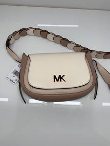 jolene small leather saddle bag