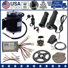800W 36V Brush Motor Controller Kit For Electric Bike Scooter ATV Quad Go Kart