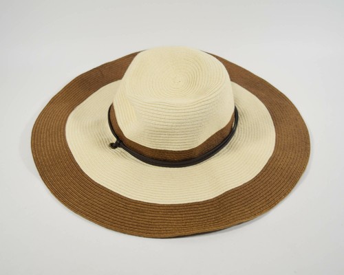 Wide Brim Floppy Sun Hat Sz M 22.5\