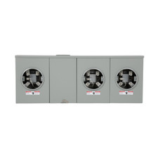 MURRAY 3 Gang 200 Amp Meter Sockets - Model SS351CR NEW