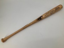 KEEGAN FISH MIAMI MARLINS GAME USED CRACKED PHOENIX BATS BASEBALL BAT