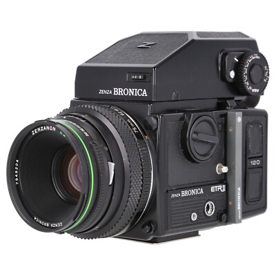 Zenza Bronica ETRSi 6x4.5 w/ Zenzanon EII 75mm f2.8 Prism AE-II