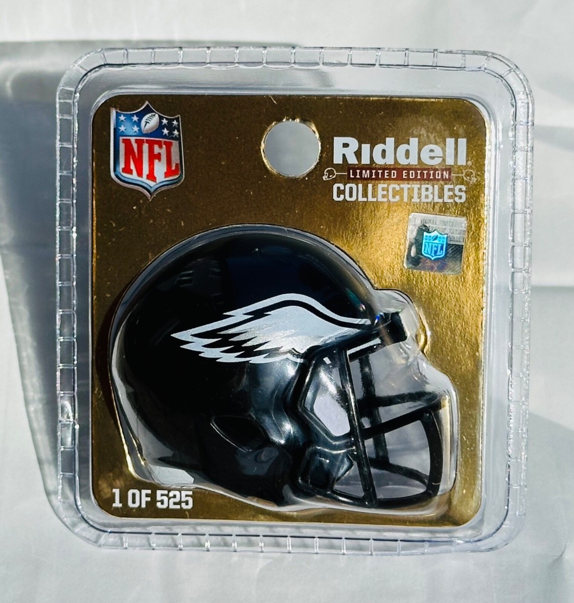 Philadelphia Eagles NFL Riddell Black pocket pro helmet Only 1/525
