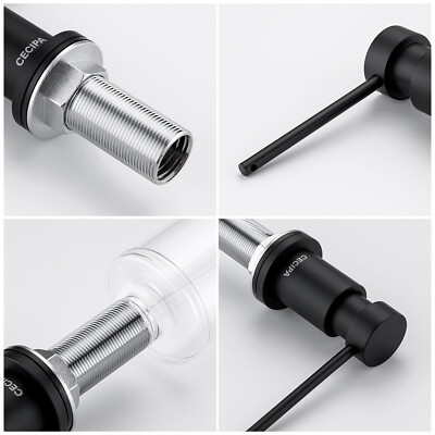 Gaeirt Spülbecken-Seifenspender - 360° Drehbarer Seifenspender 300ml Für Küche & Bad