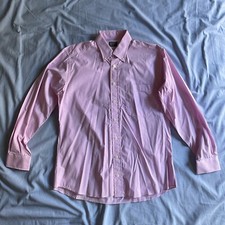Gitman Brothers Long sleeve button up shirt Men’s large Made In USA Pink check