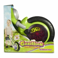Gazillion Bubbles Cycle Blowing Maker Machine Blower W Bubble Solution AGES 3+