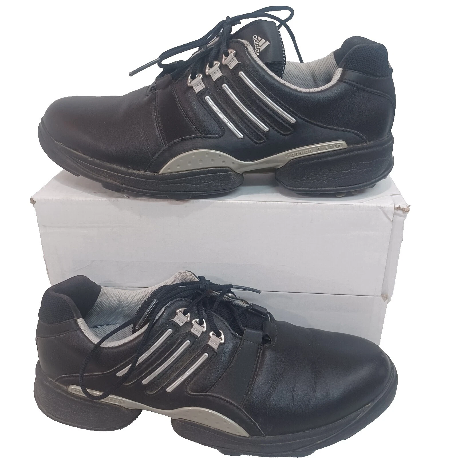 Adidas Parte superior de cuero multicolor Zapatos De Golf Para Hombres