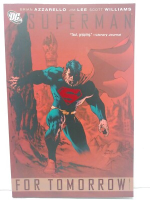 Superman For Tomorrow Volume 1 DC TPB Brian Azzarello & Jim Lee | eBay