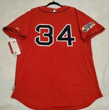 Authentic Majestic, SIZE 52 2XL BOSTON RED SOX DAVID ORTIZ, RED COOL BASE Jersey