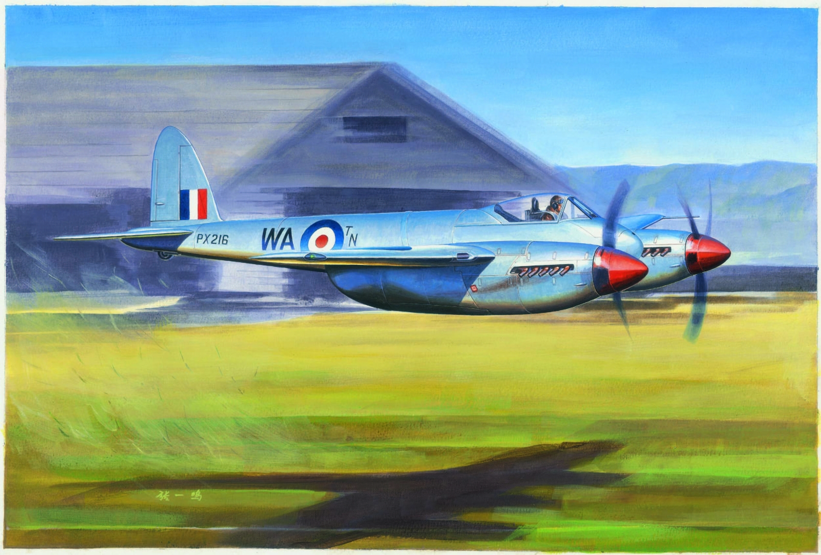 Trumpeter 02893 - 1:48 De Havilland Hornet F.1 - New