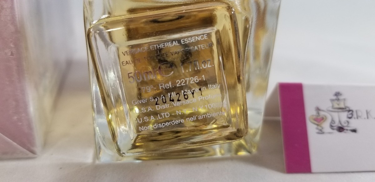 Versace Ethereal Essence 1.7 oz Women Eau De Toilette New In