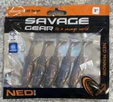 Savage Gear Ned Minnow 3” Pro Blue Red Pearl