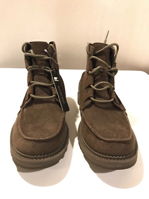 Sorel MADSON CARIBOU Tobacco Leather Waterproof Boots Men's Size