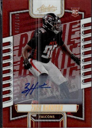 2023 Panini Absolute #180 Zach Harrison Signature Rookies #/100 | eBay
