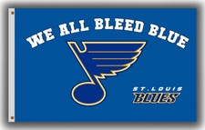 ST.Louis Hockey Team Memorable Flag 90x150cm 3x5ft Blues Souvenir Best Banner