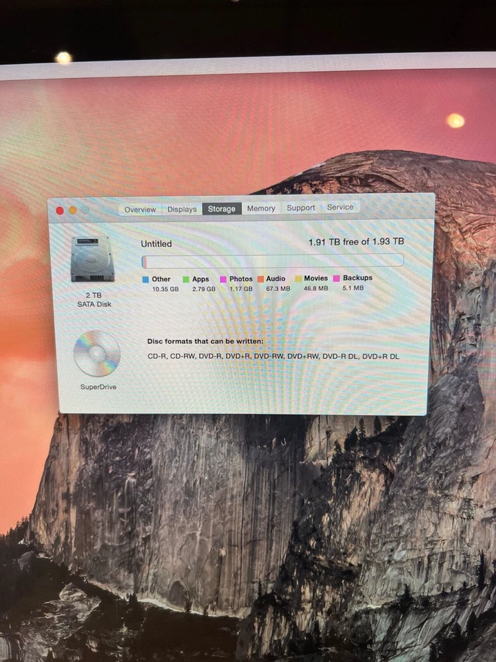 Apple iMac 21.5 Inch Late 2009, A1311 Core 2 Duo, 3.06GHZ 8GB RAM 2TB HDD - Image 2 of 4