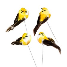 - Artificial Birds Foam Feather Birds with Iron Wire Set of 12PCS 3 with Wir...