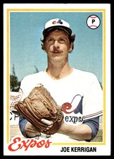 Joe Kerrigan 1978 Topps #549 Montreal Expos MLB READ FREE SHIPPING AutographDen